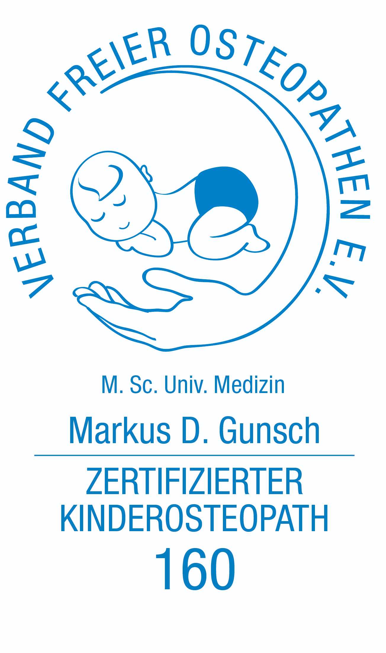 Praxis Gunsch Mitgliedschaft Verband freie Osteopathen e.V. - zertifizierter Kinderosteopath